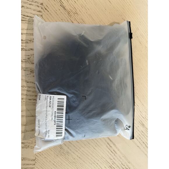 RoseSeek Women's Lingerie with Garter Black Plus Sz 4XL - Picture 3 of 5